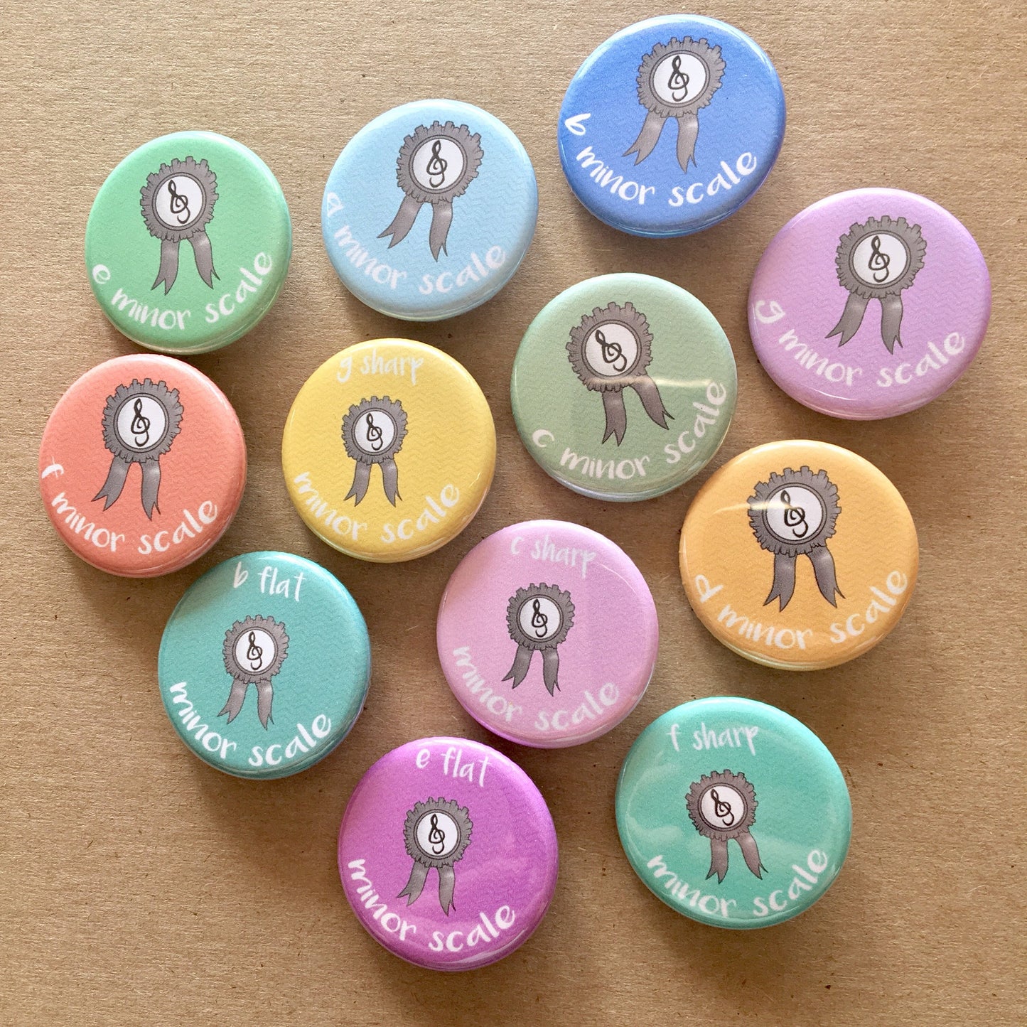 Bravo Buttons – Major/Minor Scales