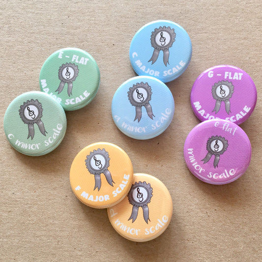 Bravo Buttons – Major/Minor Scales