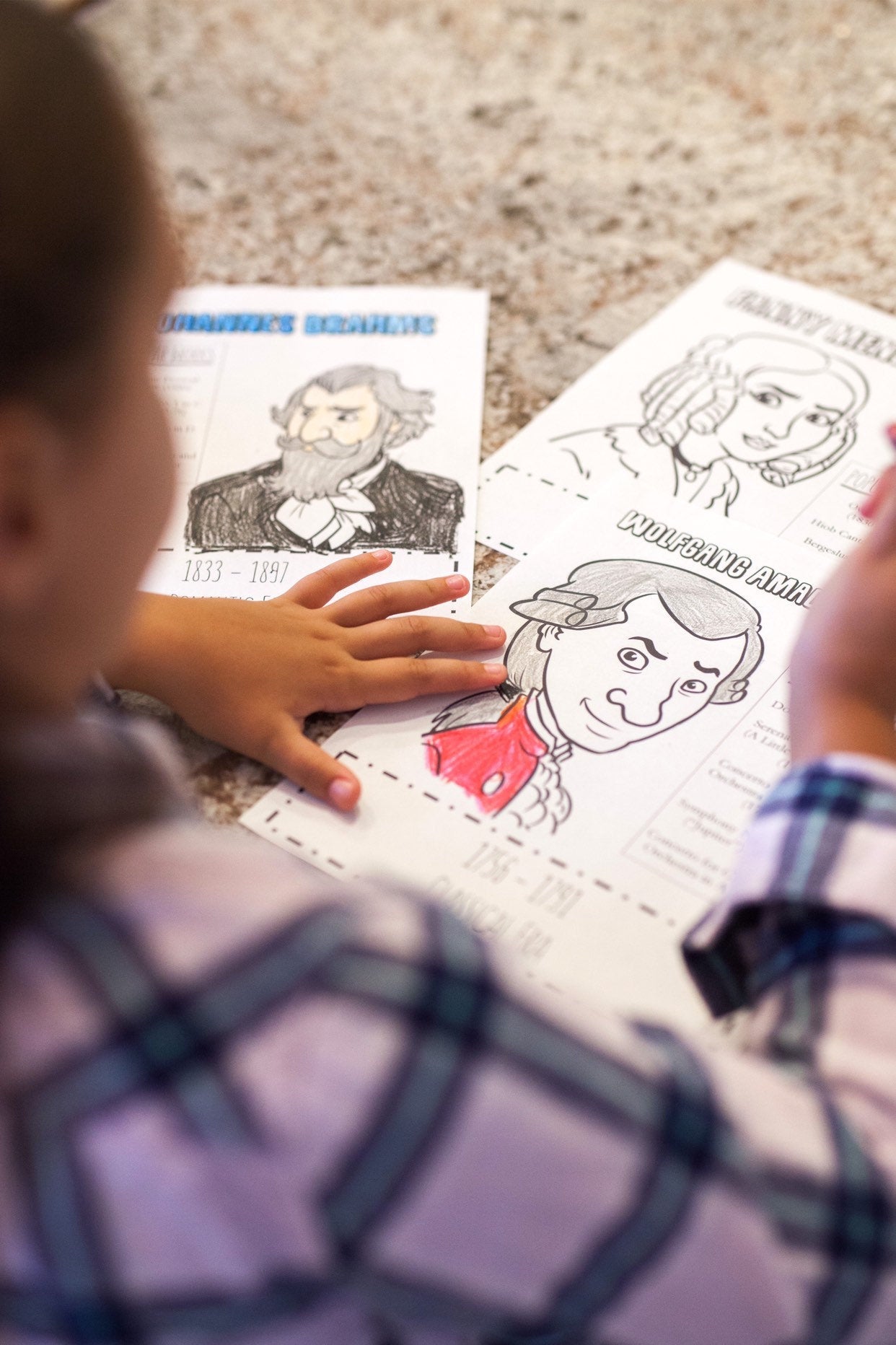 Composer Coloring Sheets