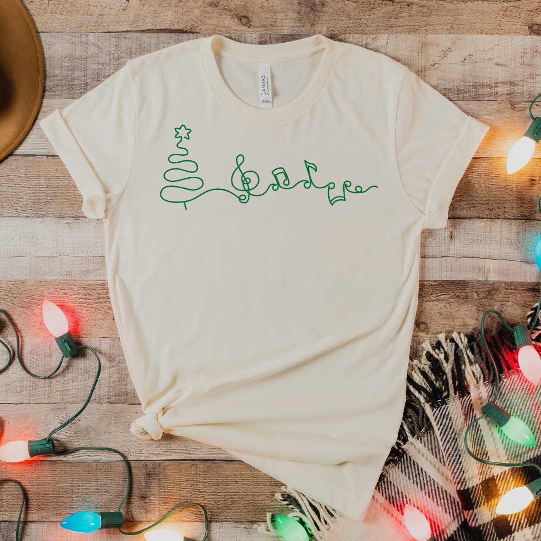 Christmas Tree Music Shirt