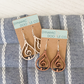 Treble Clef Teardrop Earrings