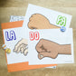 Large Solfege Hand Posters