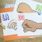 Large Solfege Hand Posters