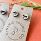 Engraved Music Earring Studs