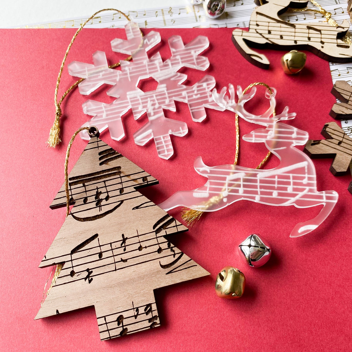 Engraved Music Christmas Ornaments